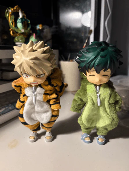 Animal Onesie Nendoroid Figures – Cute Mini Anime Collectibles with Dinosaur, Shark, Panda & More - Image 2