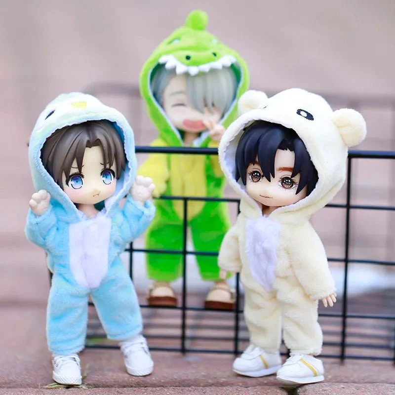 Animal Onesie Nendoroid Figures – Cute Mini Anime Collectibles with Dinosaur, Shark, Panda & More - Image 6