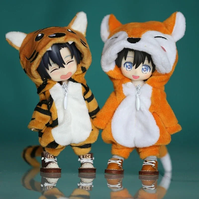 Animal Onesie Nendoroid Figures – Cute Mini Anime Collectibles with Dinosaur, Shark, Panda & More - Image 7