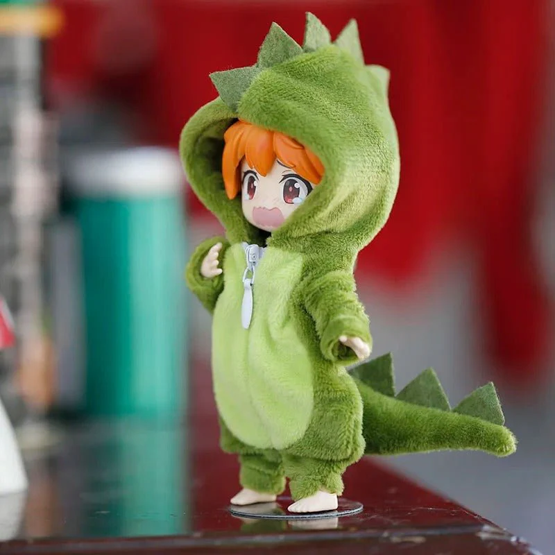 Animal Onesie Nendoroid Figures – Cute Mini Anime Collectibles with Dinosaur, Shark, Panda & More - Image 9