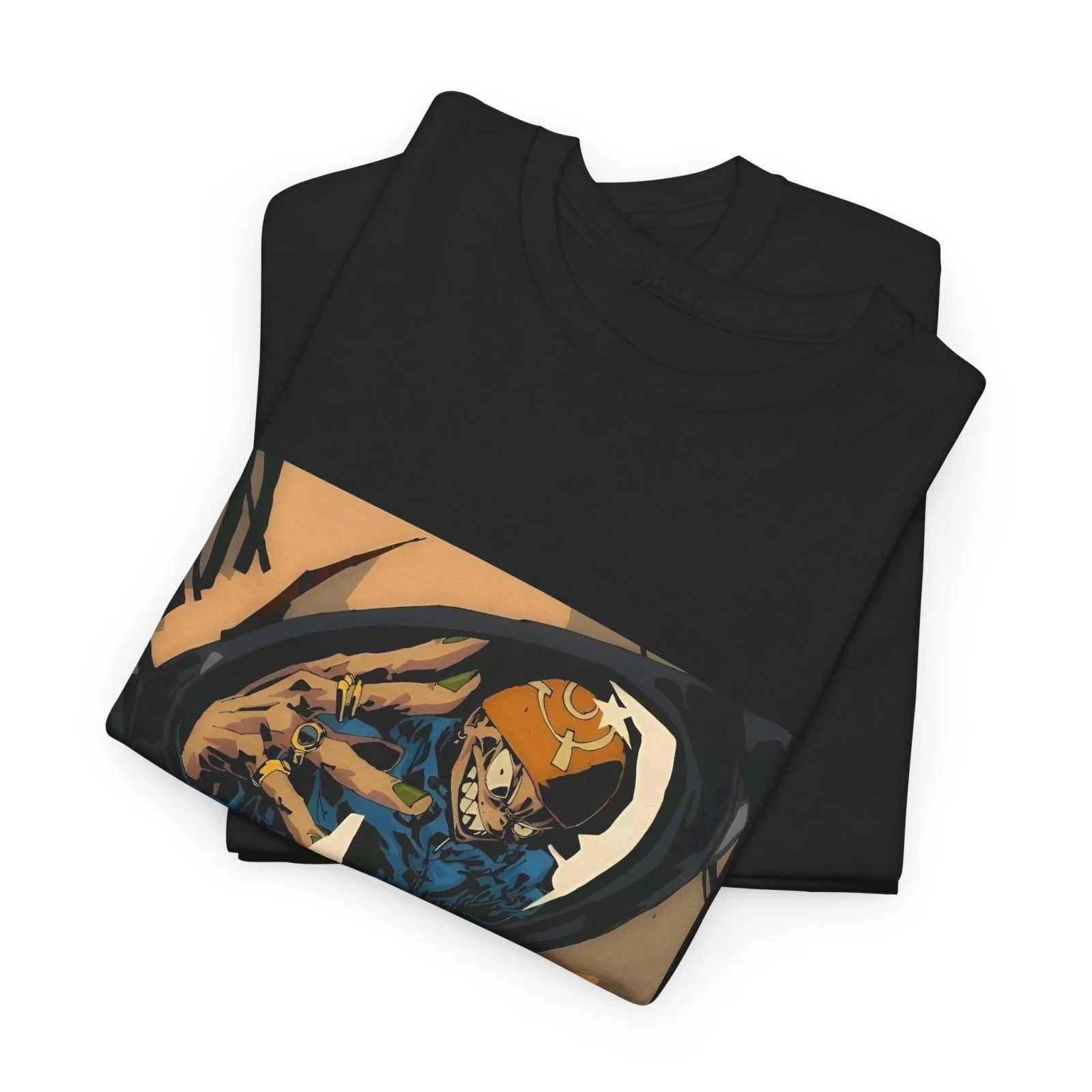 "Back to the 09" Anime Graphic Tee Streetwear Unisex Heavy Cotton Black - Image 3