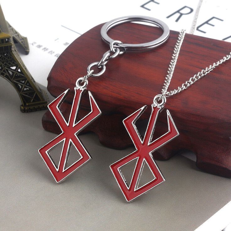 Berserk Brand Of Sacrifice Keychain & Necklace (Red) - Image 3