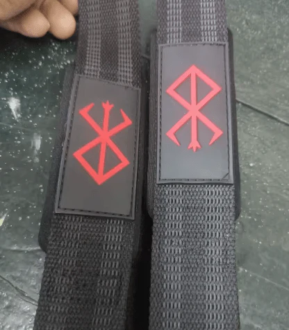 Berserk Gym Lifting Straps Weight Lifting & Power Lifting Brand Of Sacrifice Guts Cosplay - Image 3