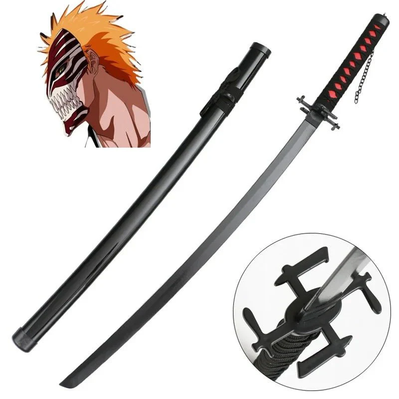 Bleach Katana Full-Sized Blade Ichigo Japanese Styled Cosplay Props (104 cm) - Image 7