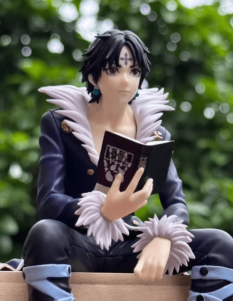 Chrollo Lucilfer Hunter x Hunter Phantom Troup Sitting Pose Action Figure 15cm - Image 3