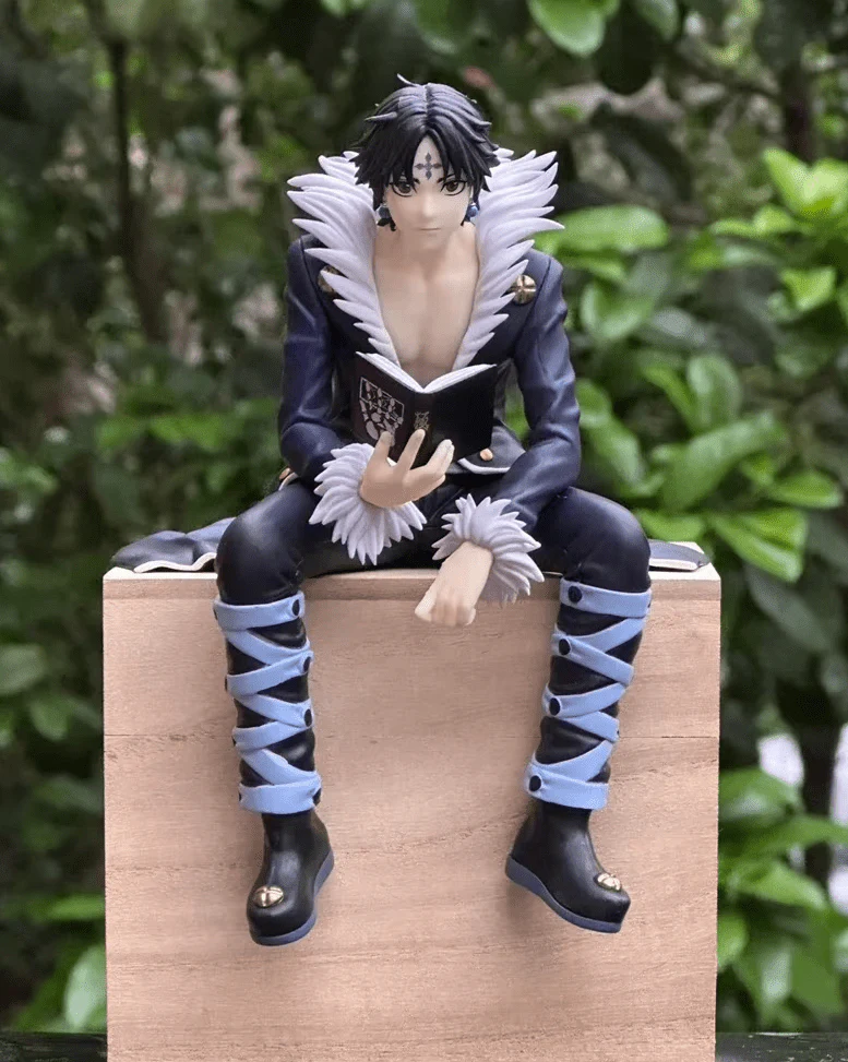 Chrollo Lucilfer Hunter x Hunter Phantom Troup Sitting Pose Action Figure 15cm - Image 5