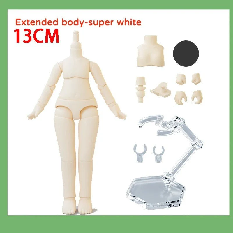 Customizable Nendoroid Plain Body Parts – Extendable DIY Anime Chibi Figures - Image 11