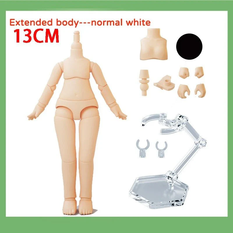 Customizable Nendoroid Plain Body Parts – Extendable DIY Anime Chibi Figures - Image 9
