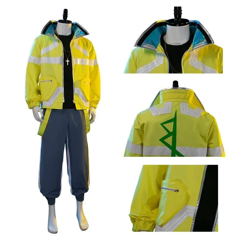David Martinez Cyberpunk Edgerunners Sandevistan Yellow Jacket UNISEX - Image 5