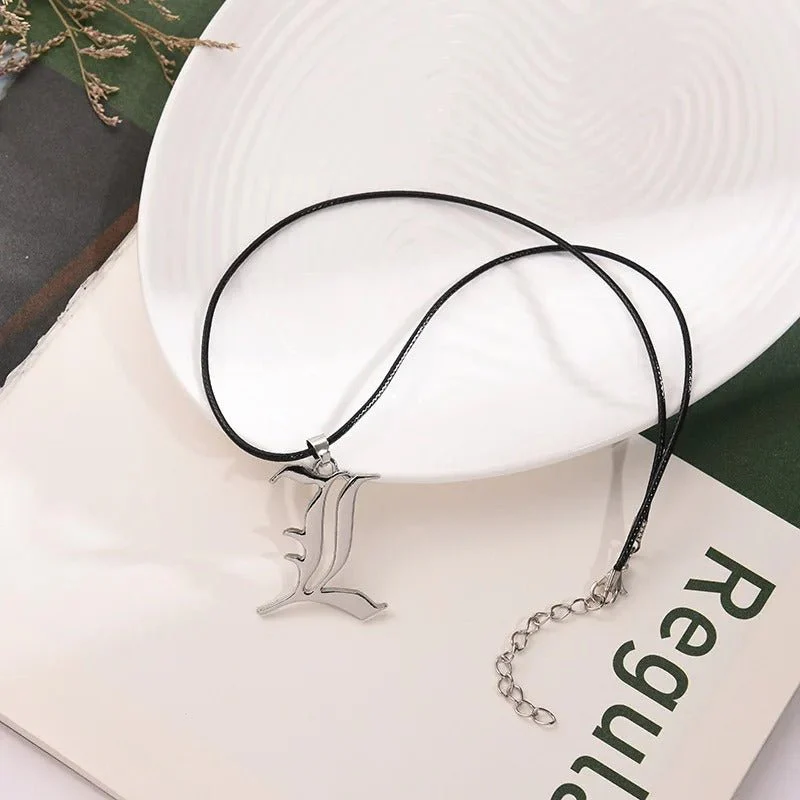 Death Note Book + L Lawliet Necklace + Feather Pen Anime Collectable Props - Image 7