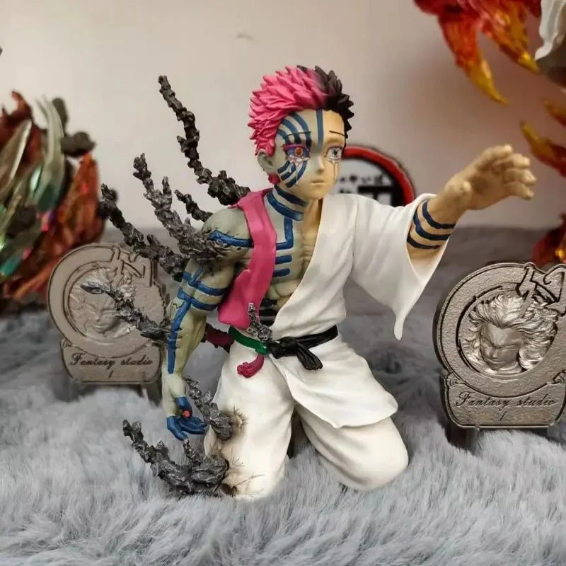 Demon Slayer Akaza Action Figure – Upper Moon 3 Anime Figure Kimetsu no Yaiba KNY 13cm - Image 2