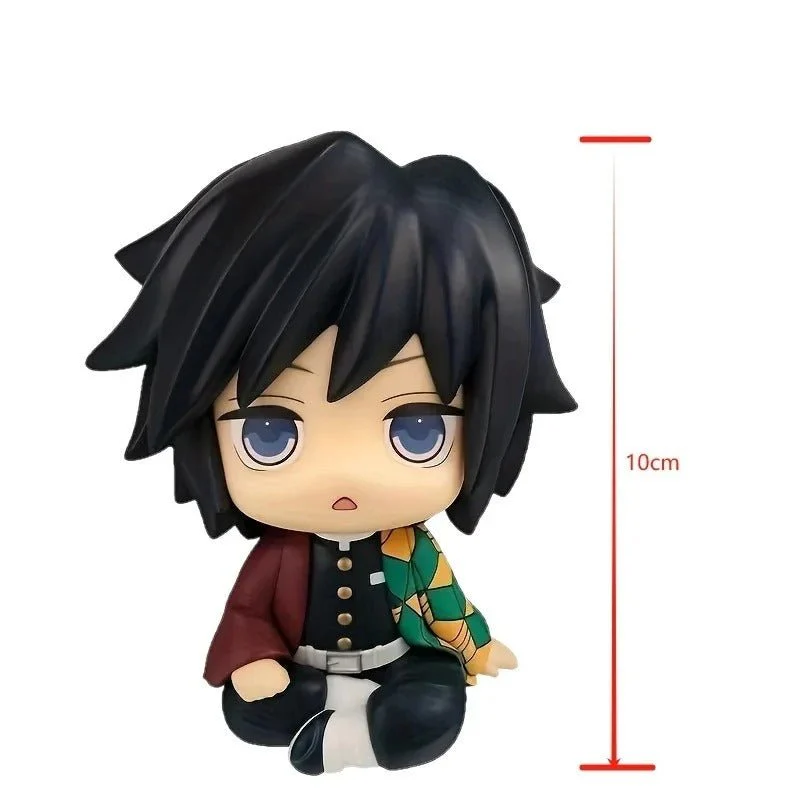 Demon Slayer Chibi Look Up Figures – Muichiro Tokito & Giyu Tomioka Cute Anime Kimetsu no Yaiba - Image 6