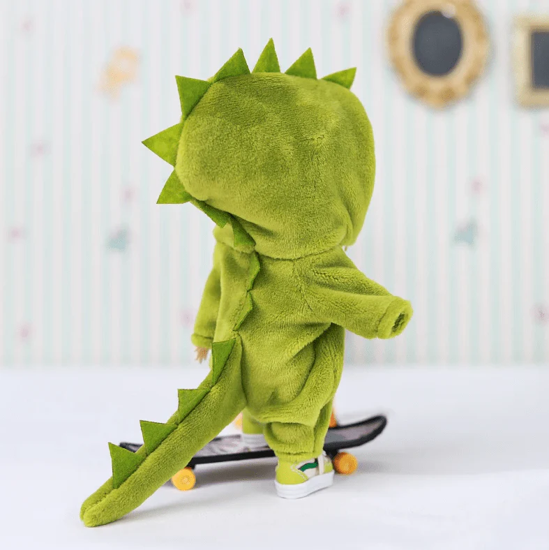 Dinosaur Onesie Nendoroid Figures – Cute Anime Clothing Mini Collectibles in Pajamas - Image 3