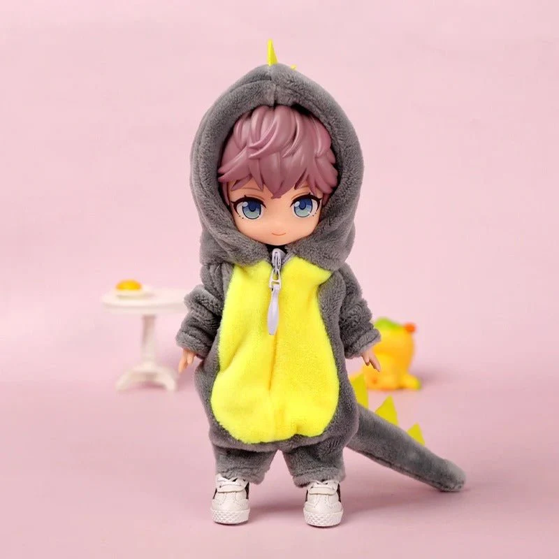 Dinosaur Onesie Nendoroid Figures – Cute Anime Clothing Mini Collectibles in Pajamas - Image 5