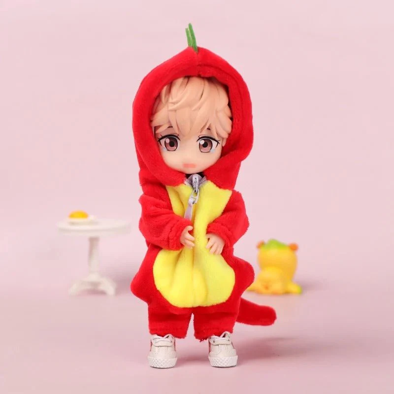 Dinosaur Onesie Nendoroid Figures – Cute Anime Clothing Mini Collectibles in Pajamas - Image 6