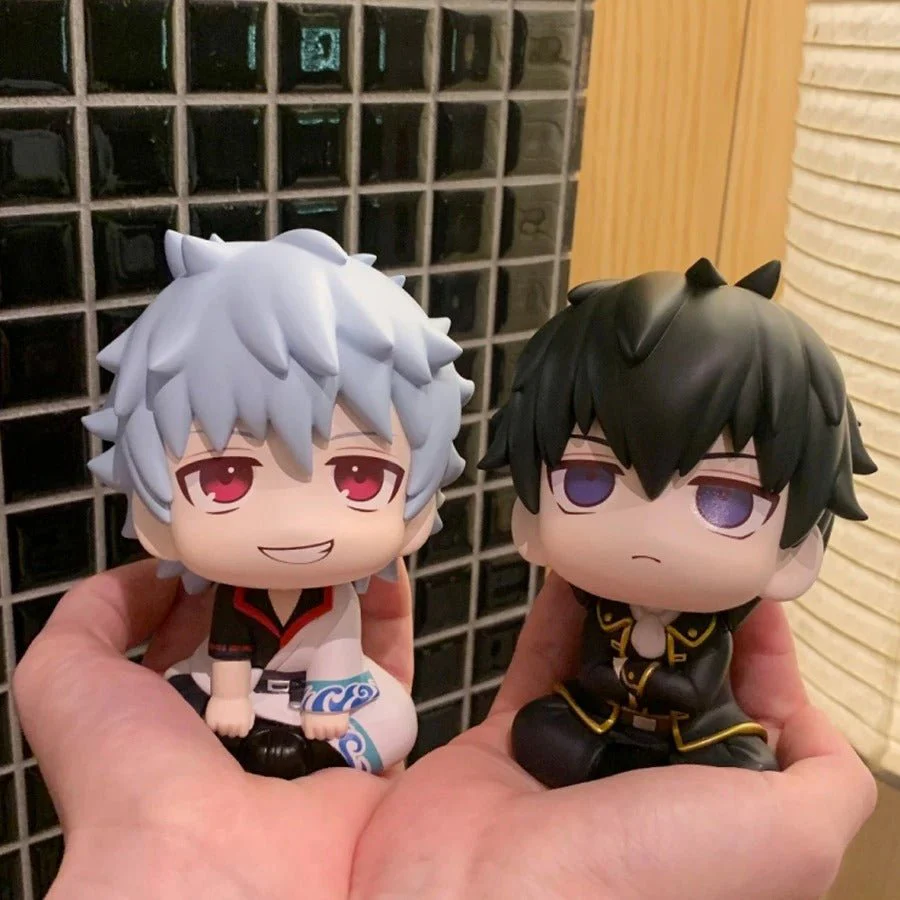 Gintama Chibi Look Up Figures – Gintoki Sakata & Toshiro Hijikata / Cute Anime Collectible Figures - Image 2