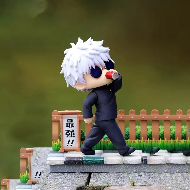 Gojo Satoru & Geto Suguru Walking Funny Cute Action Figures Jujutsu Kaisen Anime & Manga - Image 4