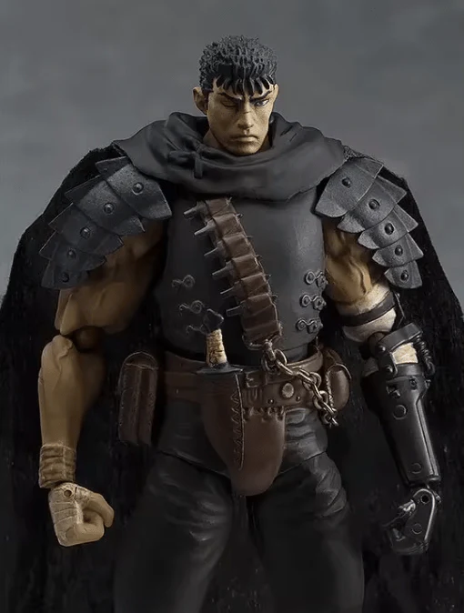 Guts Berserk Customizable Action Figure with Cape and Sword 17cm - Image 3