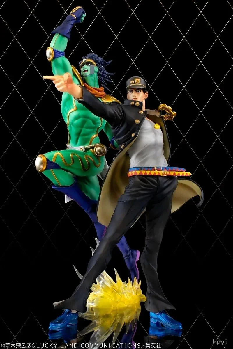 JoJo's Bizarre Adventure Anime Figure Kujo Jotaro & Jolyne Cujoh 17cm - Image 4