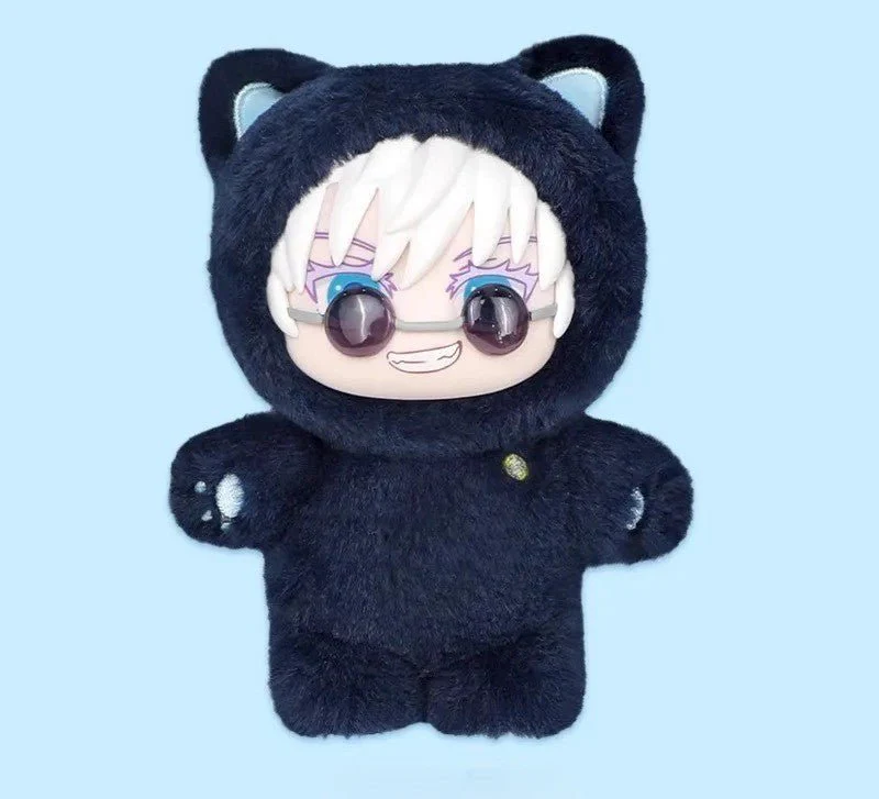 Jujutsu Kaisen Cat Ear Labubu Plushie Figures – Blind Box Random Selection (Gojo, Nobara, Geto, Toji, Nanami & More) JJK - Image 12