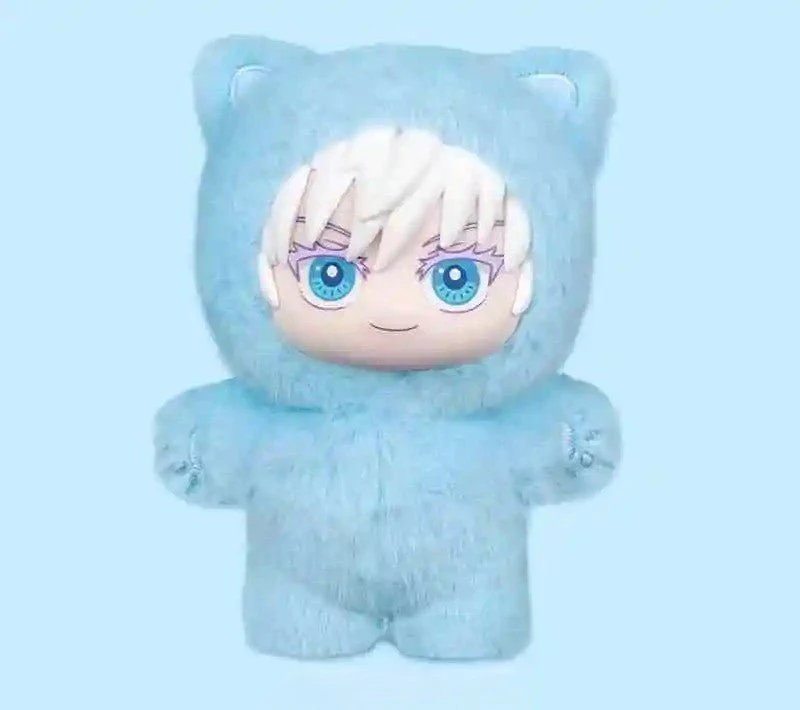 Jujutsu Kaisen Cat Ear Labubu Plushie Figures – Blind Box Random Selection (Gojo, Nobara, Geto, Toji, Nanami & More) JJK - Image 8