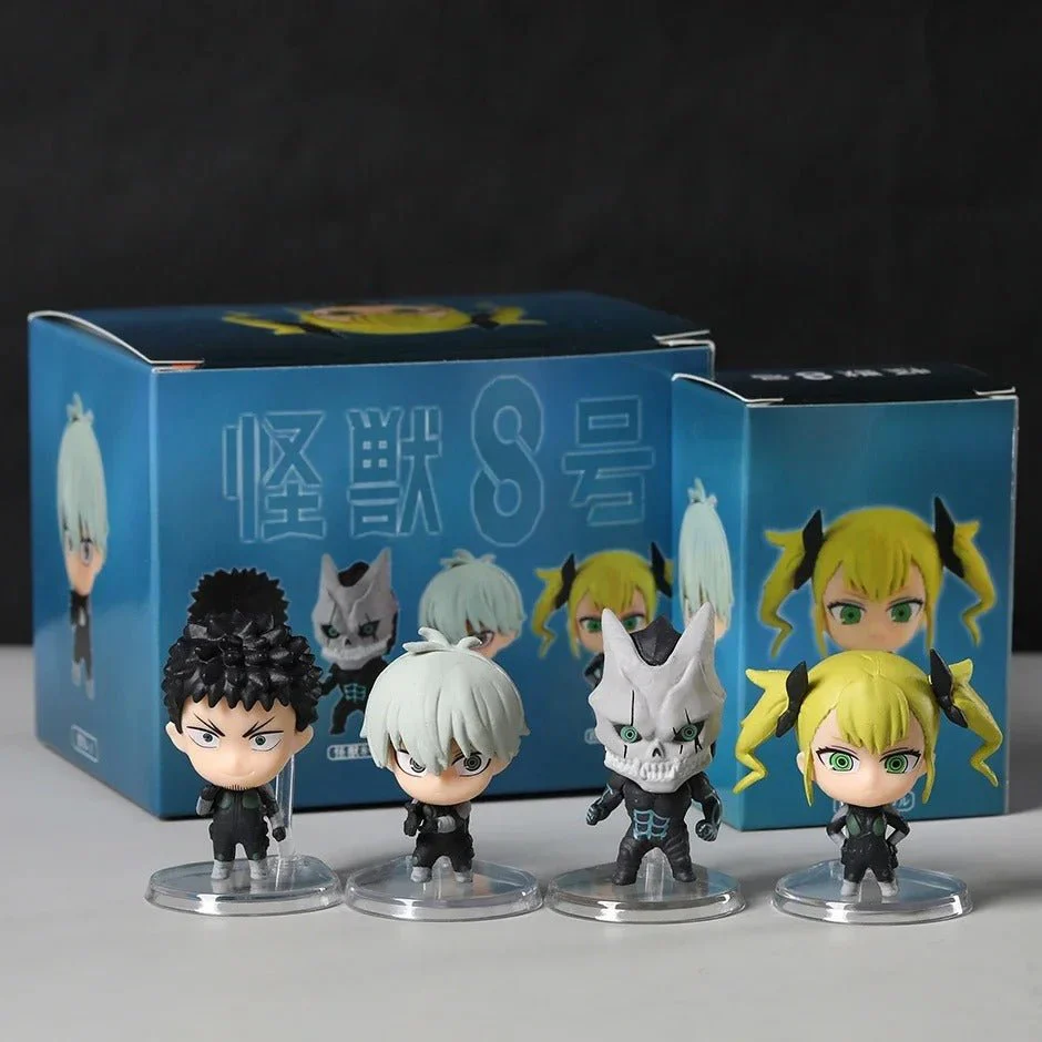 Kaiju No. 8 Mini Cute Anime Figures – Kafka Hibino, Kikoru Shinomiya & Reno Ichikawa 4-Piece Set - Image 5