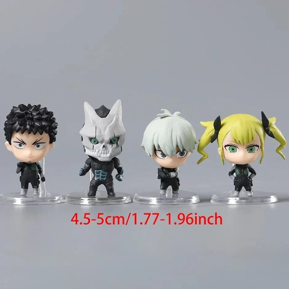 Kaiju No. 8 Mini Cute Anime Figures – Kafka Hibino, Kikoru Shinomiya & Reno Ichikawa 4-Piece Set - Image 6