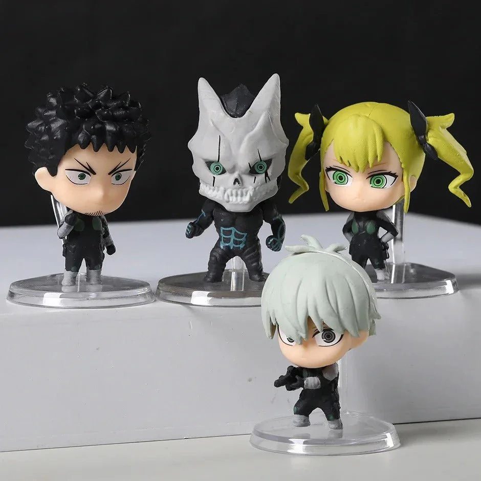 Kaiju No. 8 Mini Cute Anime Figures – Kafka Hibino, Kikoru Shinomiya & Reno Ichikawa 4-Piece Set - Image 7