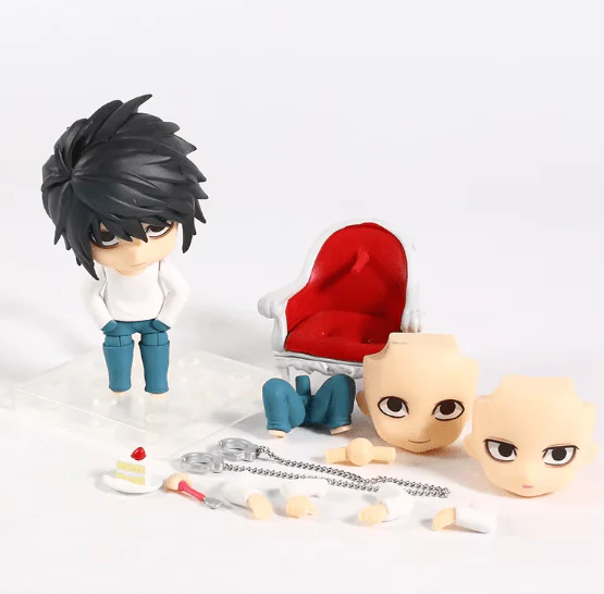 L Lawliet Death Note Nendoroid Customizable Action Figure - Image 5
