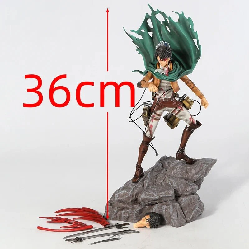 Levi Ackerman in Battle Attack On Titan Action Figure 32cm - Image 6