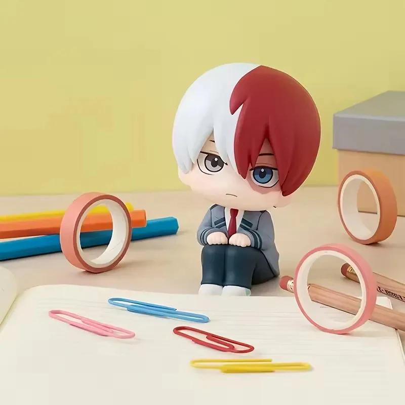 My Hero Academia Chibi Look Up Figures 10cm – Izuku Midoriya, Katsuki Bakugo & Shoto Todoroki Cute Anime MHA - Image 5
