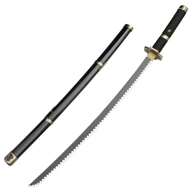 One Piece Katana Full-Sized Blade Zoro Japanese Styled Cosplay Props (104 cm) - Image 8