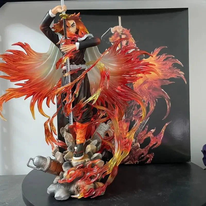 Rengoku Kyojuro Demon Slayer Flame Hashira Action Figure Kimetsu no Yaiba Anime & Manga 30cm - Image 2
