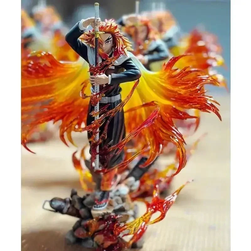 Rengoku Kyojuro Demon Slayer Flame Hashira Action Figure Kimetsu no Yaiba Anime & Manga 30cm - Image 6