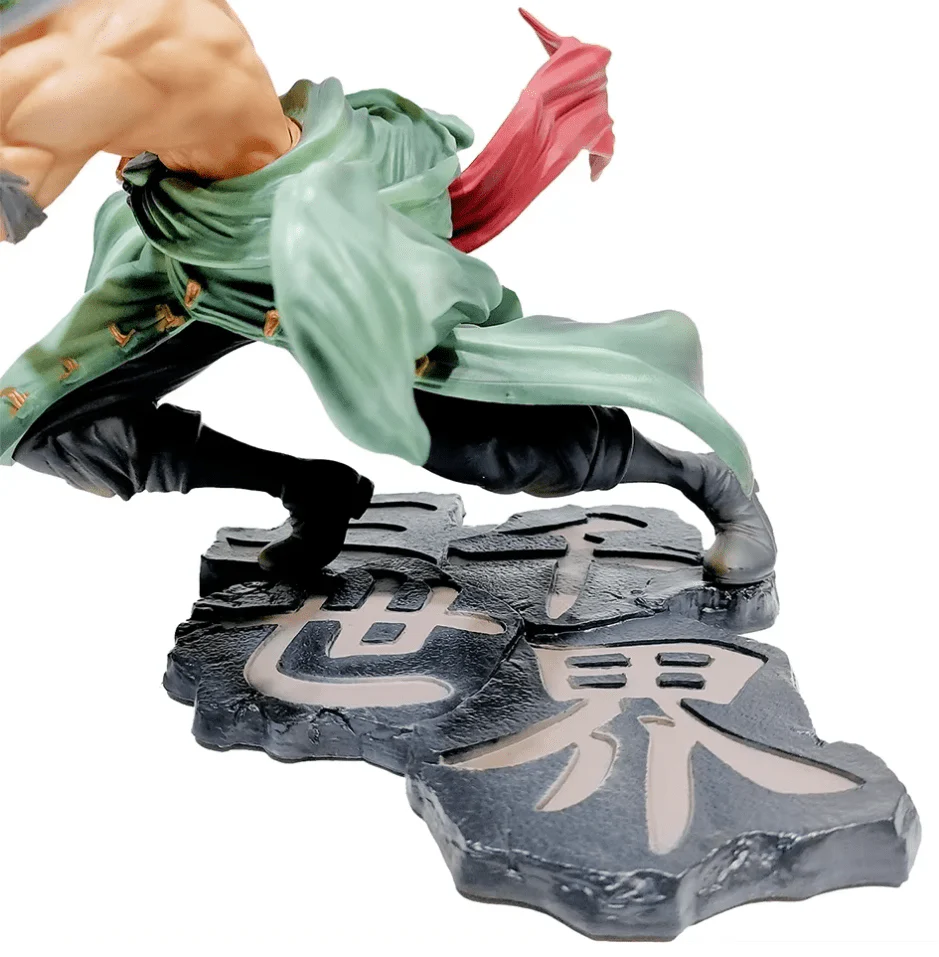 Roronoa Zoro One Piece Three-Blade Anime Action Figure 12cm - Image 3
