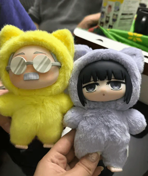 Sakamoto Days Labubu Cat Ear Plushies – Blind Box Random Selection Cute Anime Plush SD - Image 3
