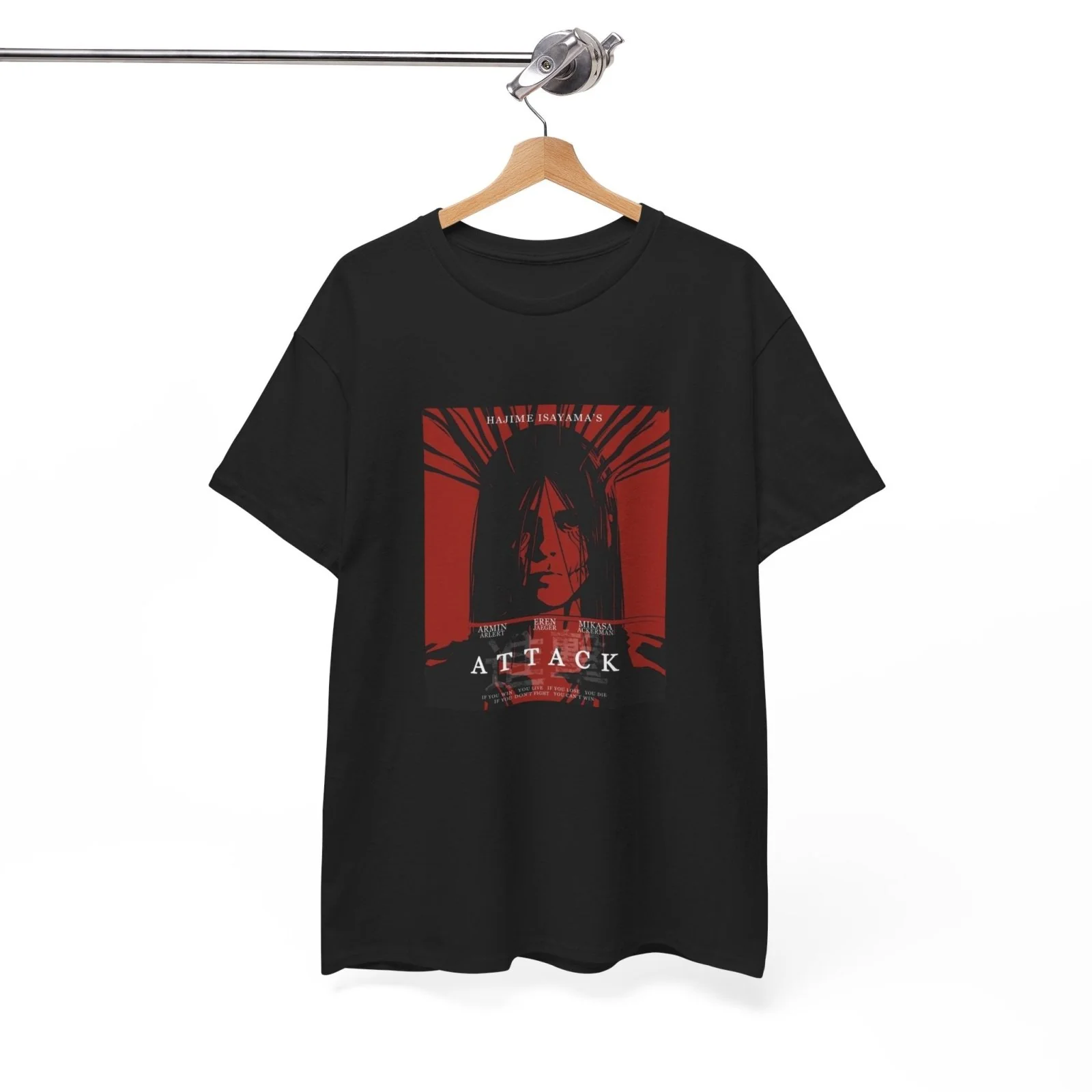 Attack on Titan Unisex Eren Jeager Graphic T-Shirt Streetwear - Image 10