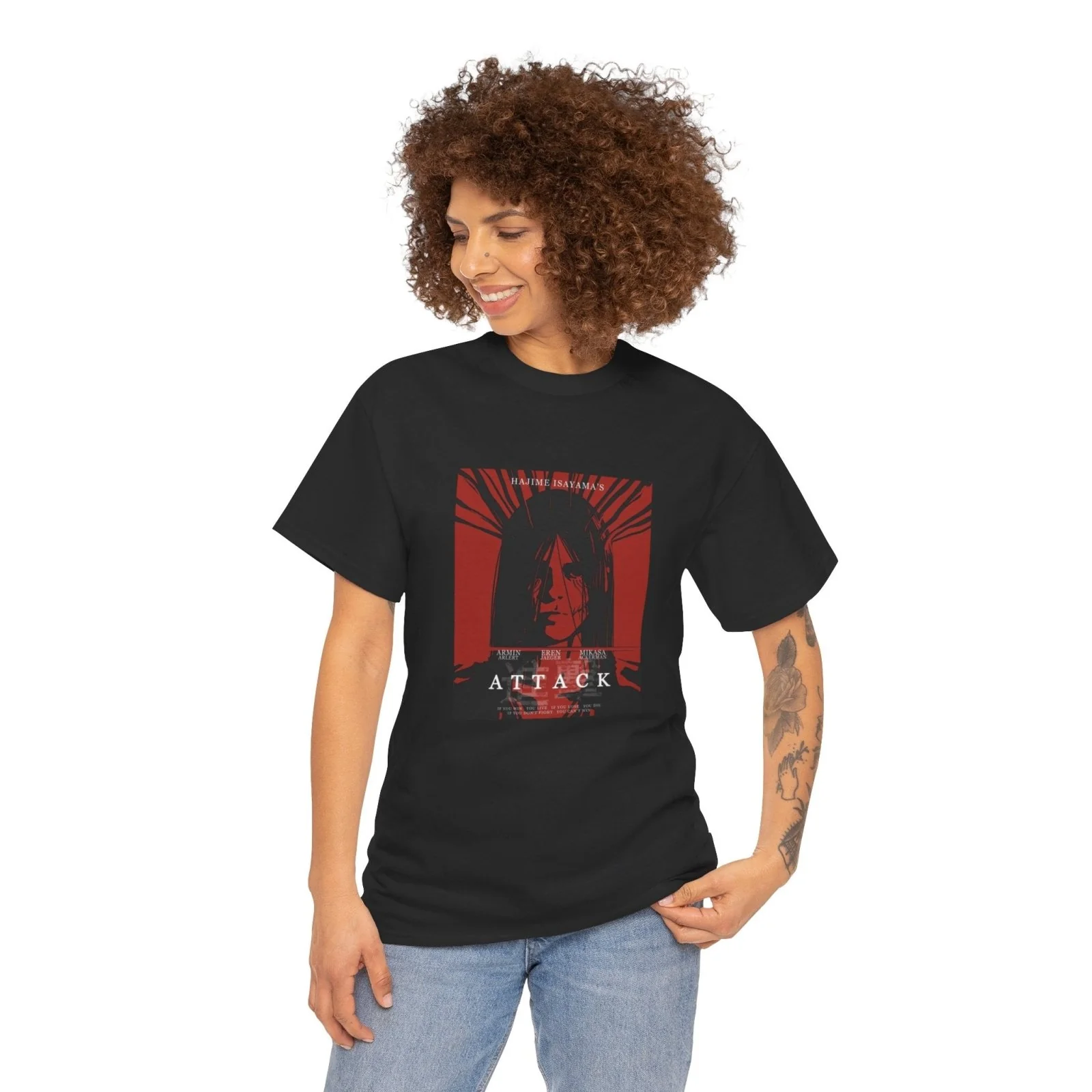 Attack on Titan Unisex Eren Jeager Graphic T-Shirt Streetwear - Image 11