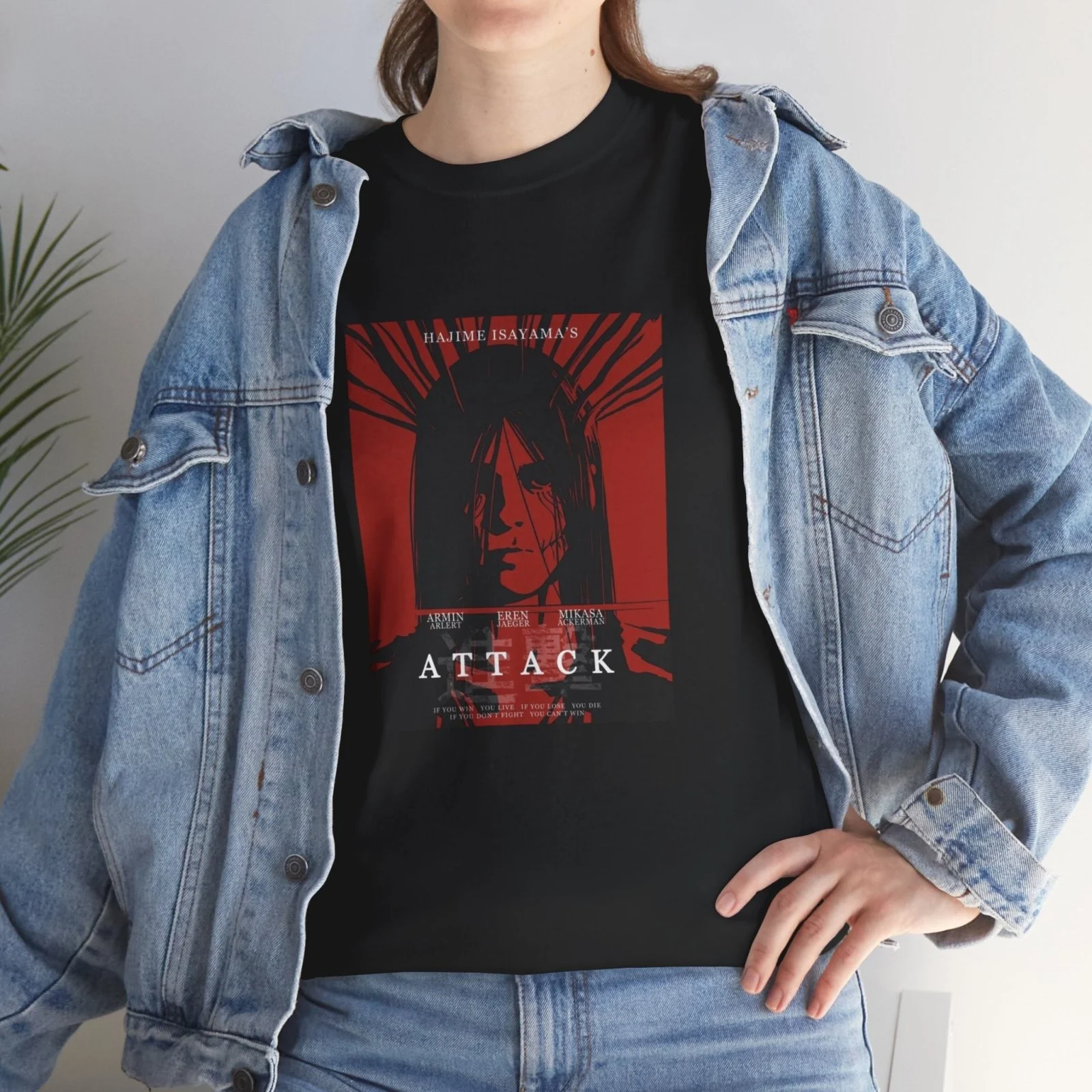 Attack on Titan Unisex Eren Jeager Graphic T-Shirt Streetwear - Image 13