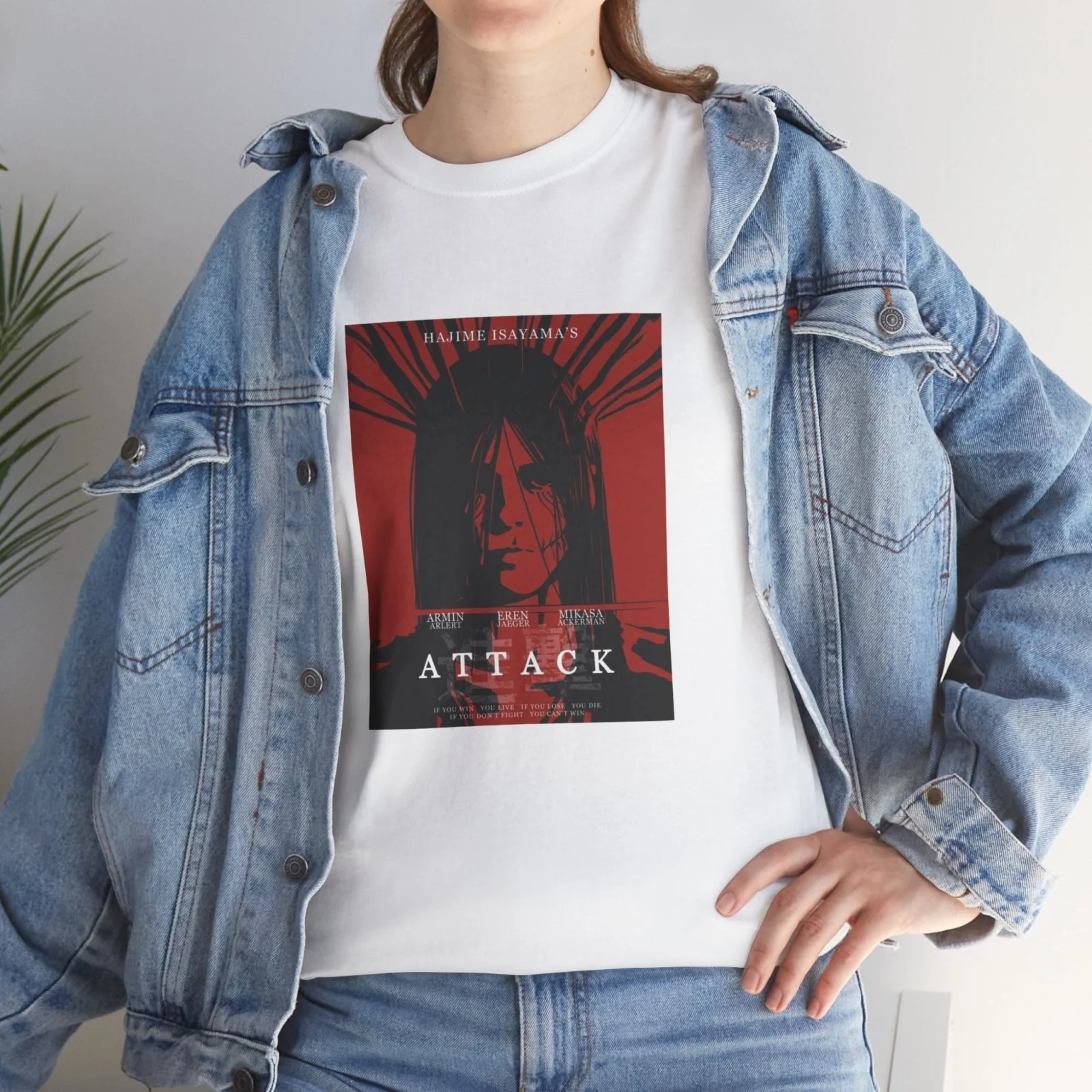 Attack on Titan Unisex Eren Jeager Graphic T-Shirt Streetwear - Image 7