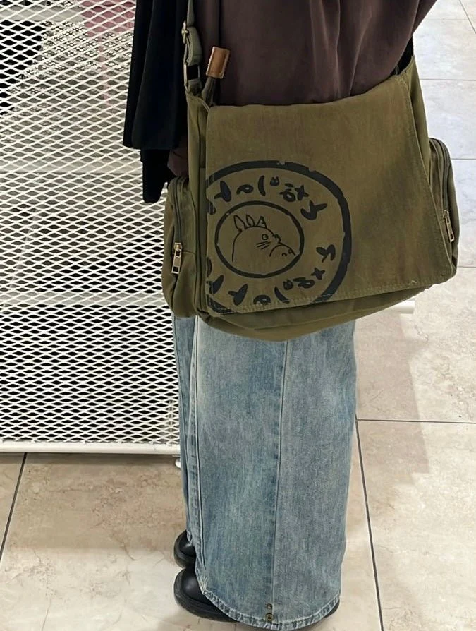 My Neighbor Totoro Bag Studio Ghibli Cartoon & Anime Styled Crossbody Shoulder Bag - Image 5