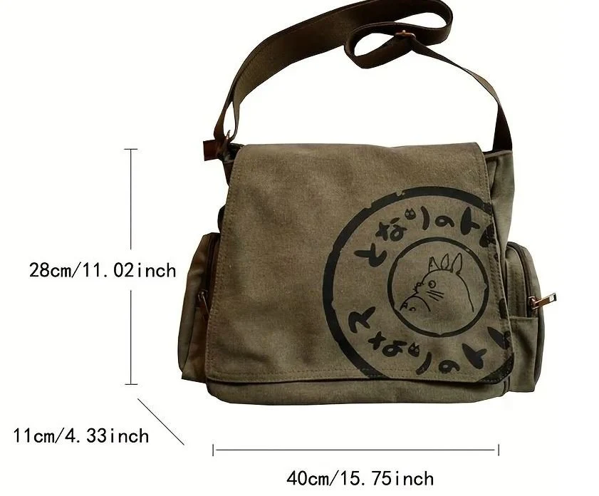 My Neighbor Totoro Bag Studio Ghibli Cartoon & Anime Styled Crossbody Shoulder Bag - Image 6